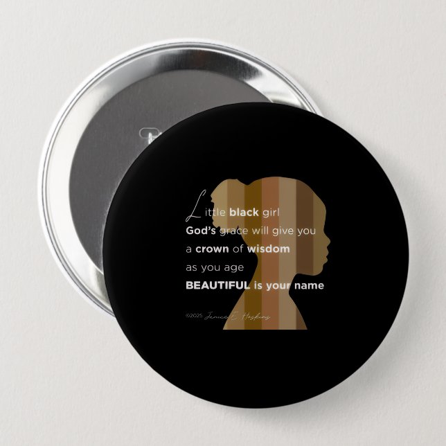 Bóton Redondo 10.16cm Button (Frente & Verso)