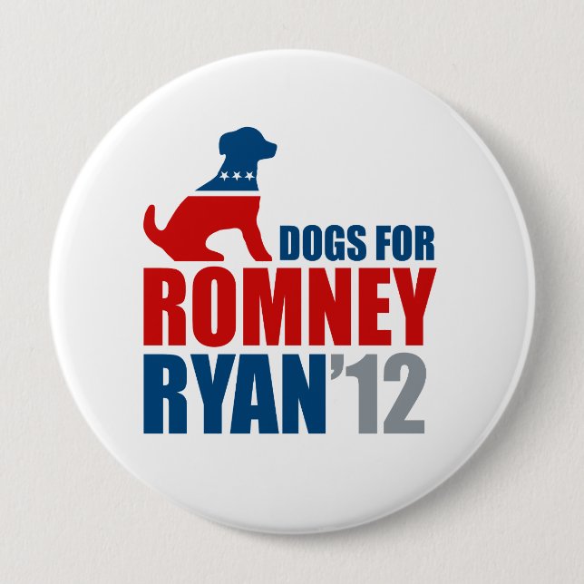 Bóton Redondo 10.16cm CÃES PARA ROMNEY RYAN.png (Frente)