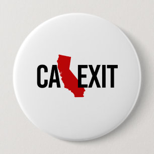 Bóton Redondo 10.16cm Calexit - saída de Califórnia - vermelho - -