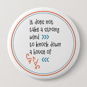 Bóton Redondo 10.16cm Campanha eleitoral para protesto político