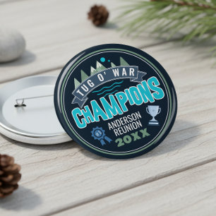 Bóton Redondo 10.16cm Campeões do Jogo da Equipe Personalizada Reunião d