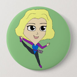 Bóton Redondo 10.16cm chibi