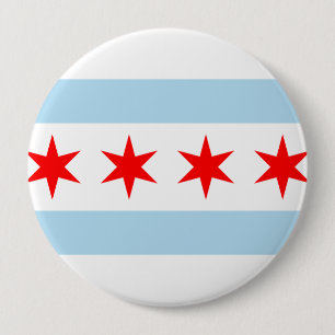 Bóton Redondo 10.16cm Chicago, Illinois