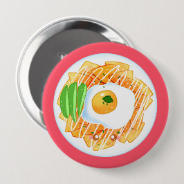 Bóton Redondo 10.16cm Chilaquiles Rojos