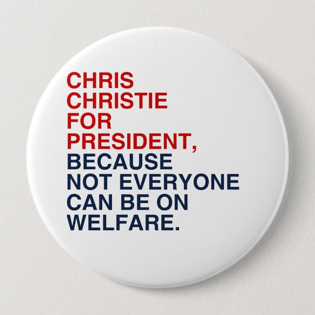 BÓTON REDONDO 10.16CM CHRISTIE 2016 WELFARE (Frente)