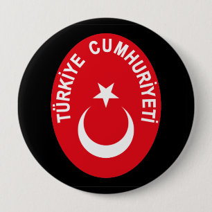 Bóton Redondo 10.16cm COA de Turkiye (Turquia)