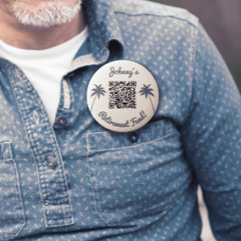 Bóton Redondo 10.16cm Código qr do fundo de pensões