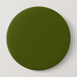 Bóton Redondo 10.16cm Cor sólida verde-azeitona