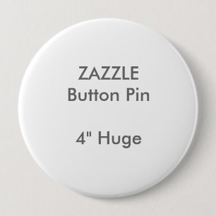 Bóton Redondo 10.16cm Costume 4" de ZAZZLE Pin redondo enorme do botão