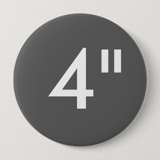 Bóton Redondo 10.16cm Costume 4" modelo redondo enorme do vazio do botão