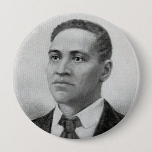 Bóton Redondo 10.16cm Crispus Attucks Black Martyr - Revolução America