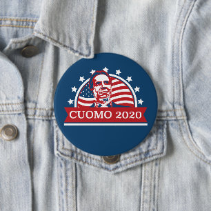 Bóton Redondo 10.16cm Cuomo 2020  Votação do Presidente