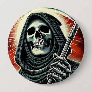 Bóton Redondo 10.16cm death character illustration