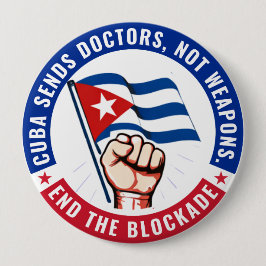 Bóton Redondo 10.16cm Desbloquear Cuba