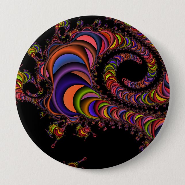 Bóton Redondo 10.16cm Digitalwurm (Frente)