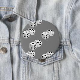 Bóton Redondo 10.16cm Dispositivos no padrão das cinzas