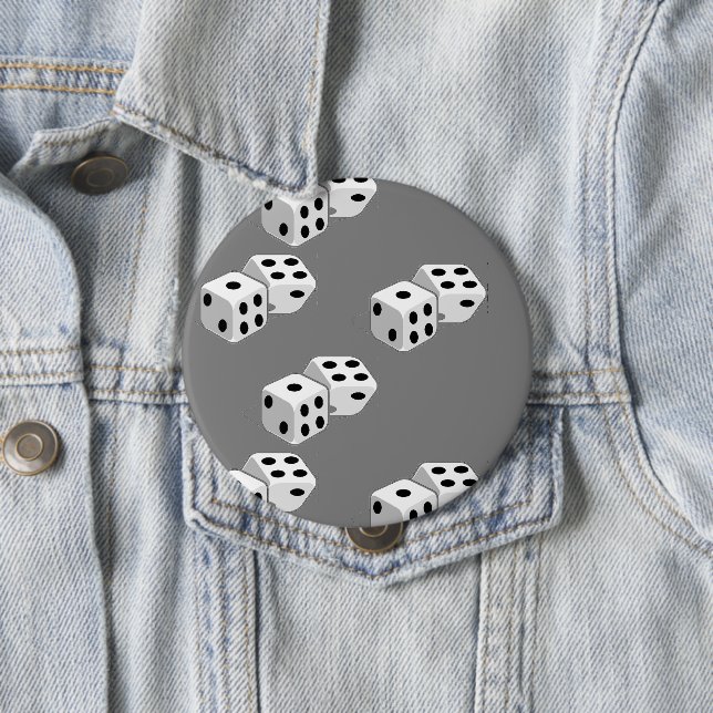 Bóton Redondo 10.16cm Dispositivos no padrão das cinzas (In Situ)