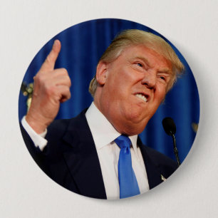 Bóton Redondo 10.16cm Donald Trump - dizendo o goste d é