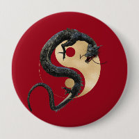 Dragão Chinês Oriental Yin Yang