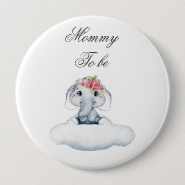 Bóton Redondo 10.16cm Dreamy Days com Rosie, o Elefante.