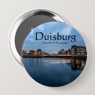 Bóton Redondo 10.16cm Duisburg Alemanha Lembrança 