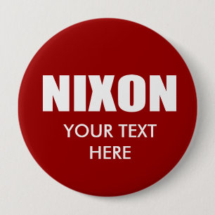 Bóton Redondo 10.16cm Engrenagem da eleição de RICHARD NIXON