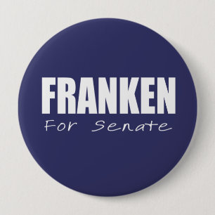 Bóton Redondo 10.16cm Engrenagem da eleição do AL FRANKEN