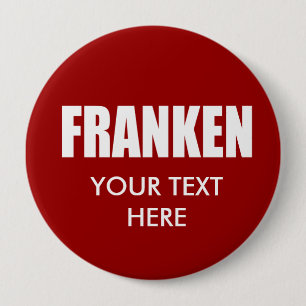 Bóton Redondo 10.16cm Engrenagem da eleição do AL FRANKEN
