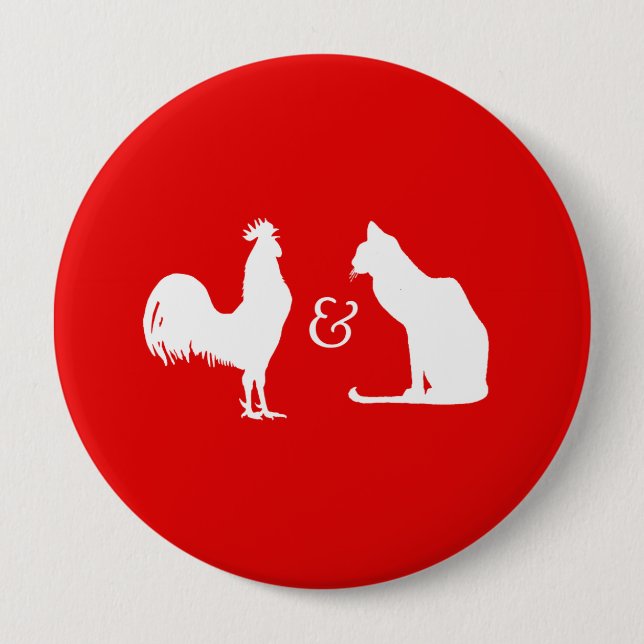 BÓTON REDONDO 10.16CM EU AMO AMBOS (Frente)