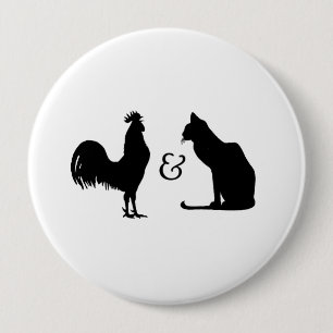 Bóton Redondo 10.16cm Eu amo ambos