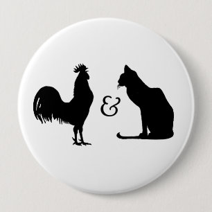 Bóton Redondo 10.16cm Eu amo ambos