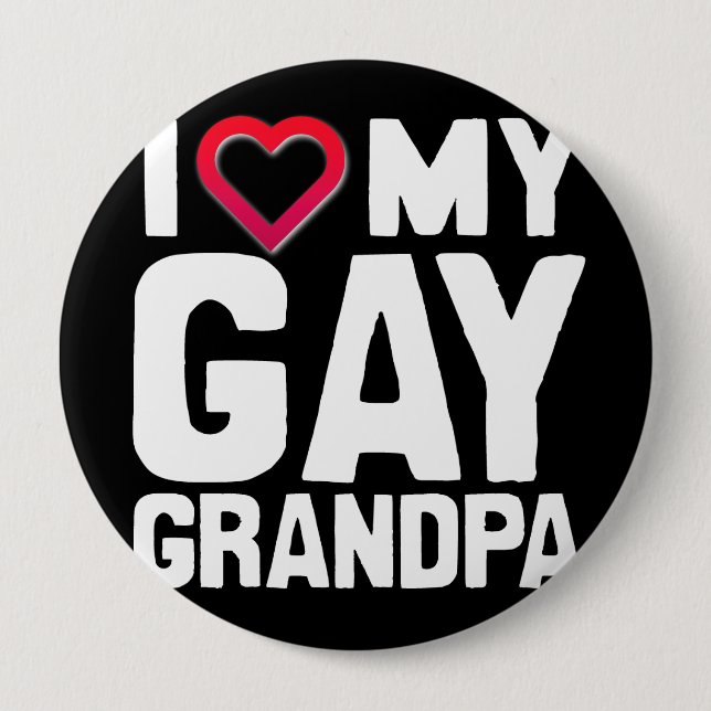 Bóton Redondo 10.16cm EU AMO MEU GAY GRANDPA - - -.png (Frente)