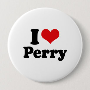 BÓTON REDONDO 10.16CM EU AMO PERRY