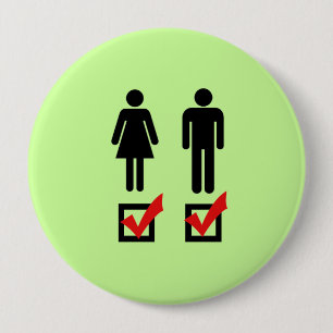 Bóton Redondo 10.16cm Eu sou bissexual