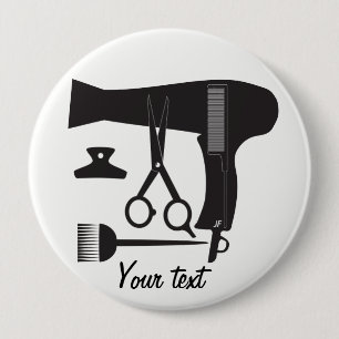 Bóton Redondo 10.16cm Ferramentas dos penteados