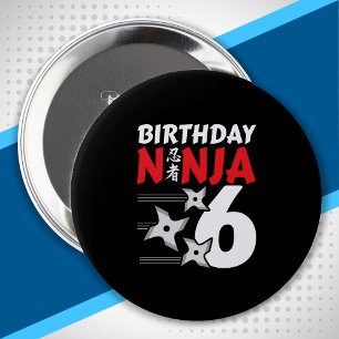 Bóton Redondo 10.16cm Festa de aniversário Ninja - Aniversário Ninja 6