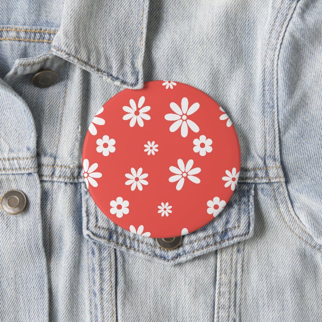 Bóton Redondo 10.16cm Flores e Petais 1 (In Situ)