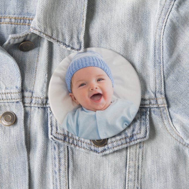 Bóton Redondo 10.16cm Foto pessoal Adicionar sua própria imagem (In Situ)