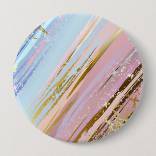 Bóton Redondo 10.16cm Fundo Rosa Texturizado