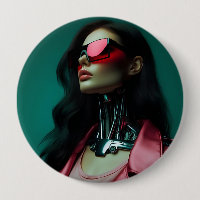  futuristic cybernetic woman