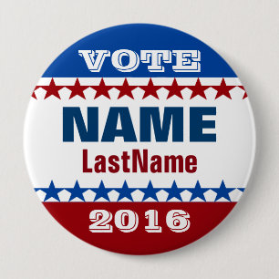 Bóton Redondo 10.16cm Ganhe sua campanha