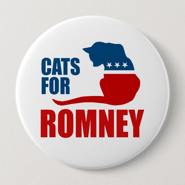 Bóton Redondo 10.16cm GATOS PARA ROMNEY.png (Frente)