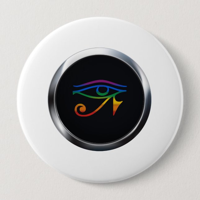 BÓTON REDONDO 10.16CM GAY GÓTICO PRIDE MEDALLION (Frente)