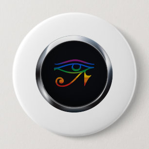 BÓTON REDONDO 10.16CM GAY GÓTICO PRIDE MEDALLION
