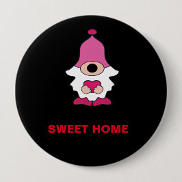 BÓTON REDONDO 10.16CM GENOMA NEGRO SIMPLES MAGNET INTEIRA