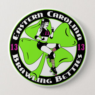 Bóton Redondo 10.16cm Grande botão de ECBB