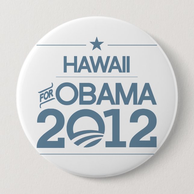 Bóton Redondo 10.16cm HAWAII PARA OBAMA 2012.png (Frente)