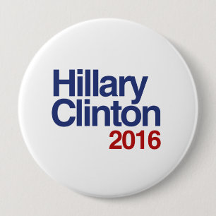 Bóton Redondo 10.16cm HILLARY CLINTON 2016 SIMPLE.png