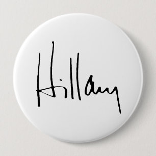 Bóton Redondo 10.16cm HILLARY CLINTON AUTOGRAPH.png