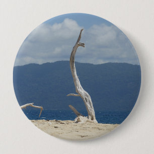 Bóton Redondo 10.16cm Ilhas Frankland - Crachá da Austrália